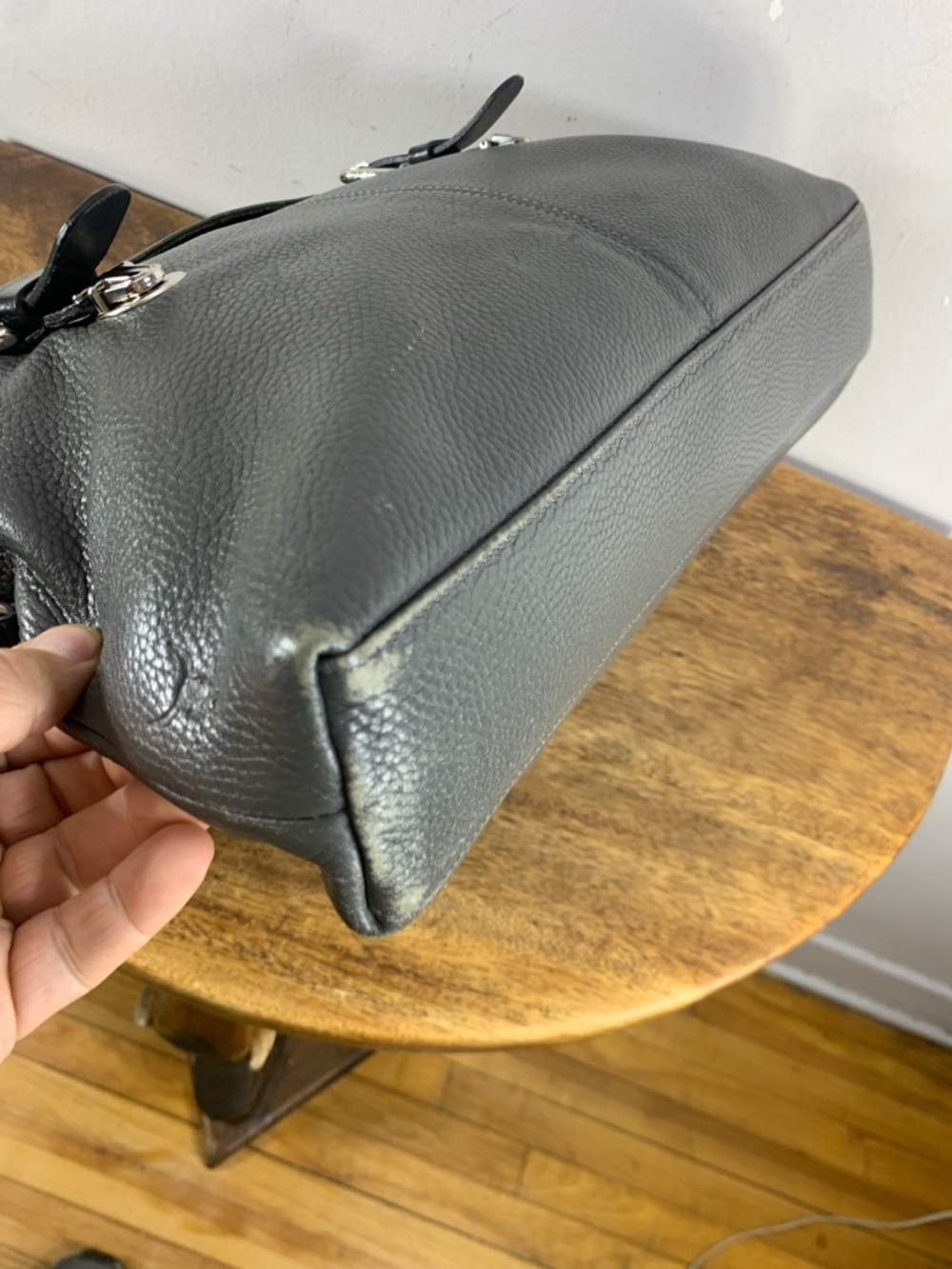 Rudsak made in Canada large unisex computer leather bag - Picture 7 of 14